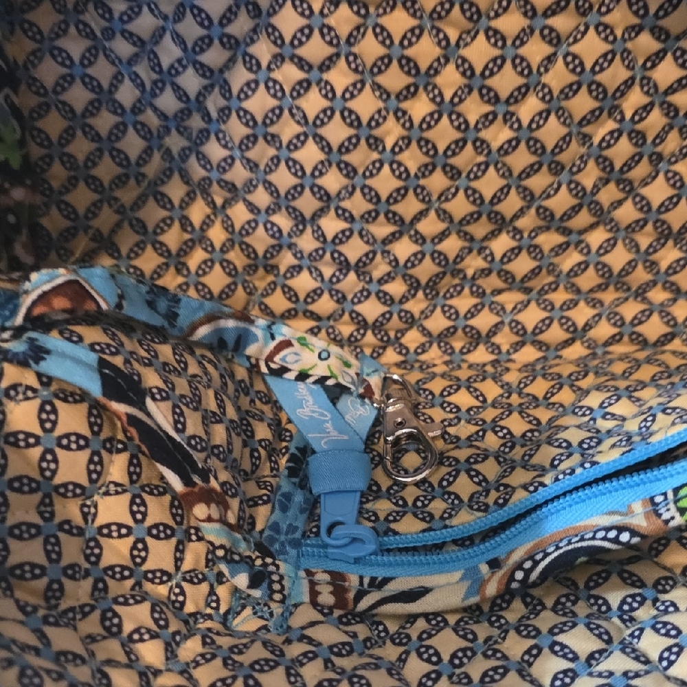 Vera Bradley Floral Shoulder Bag in Blue and Green - Picture 4 of 7